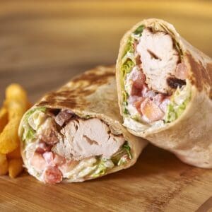 Chicken Kabob Wrap