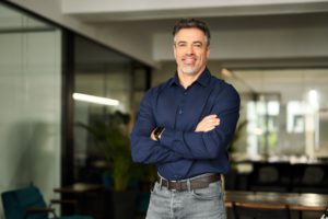 Happy,Confident,Professional,Business,Man,Of,Middle,Age,Standing,In