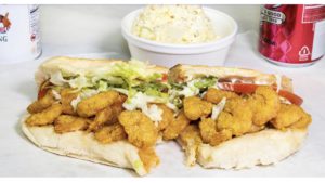 shrimp poboy